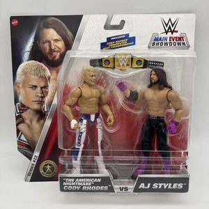 Cody Rhodes & AJ Styles - Paquete de 2 eventos principales de la WWE - Serie - 22 - Imagen 1 de 11
