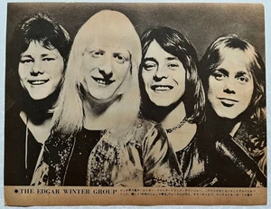Edgar Winter Group RICK DERRINGER 1974 CLIPPING JAPAN MAGAZIN LM 8A - Bild 1 von 2