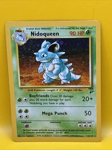 NIDOQUEEN (12/130) Conjunto Base 2 Holo Remolino 1999-2000 Magos Cartas Pokémon - Imagen 1 de 18