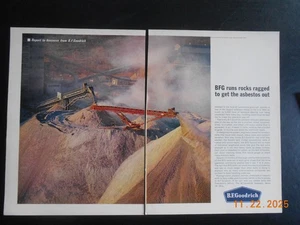 1963 Asbestbergbau Hügel Kalifornien Goldrausch Land B.F. Goodrich Ohio AD - Bild 1 von 2