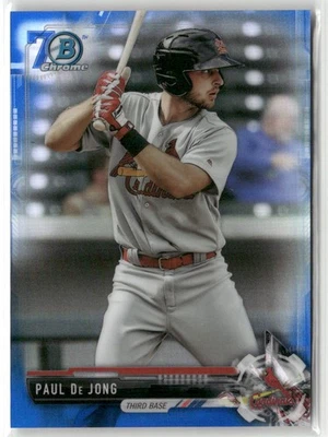 2017 Bowman #BCP26 Paul De Jong Chrome Prospects Blue #/150 - Image 1 of 2