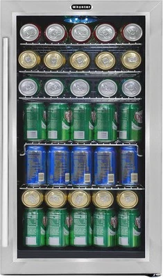Refrigerador de bebidas Whynter con puerta de vidrio de doble capa, 127 latas 3,1 pies cúbicos Foto 1 de 4