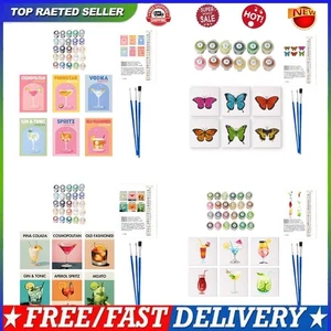 6 Pack Paint by Numbers Kit with Brush and Acrylic Paints Color by Numbers Kit - Picture 1 of 15