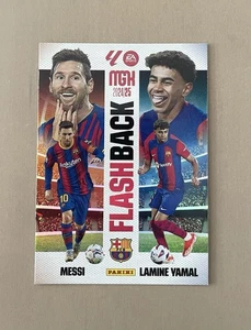 Panini Megacracks 24-25 Flashback Lamine Yamal/Lionel Messi Card - Bild 1 von 2