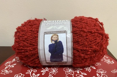 Brand New Bernat Soft Boucle Yarn Richest Red # 26530 5 oz - Image 1 of 4