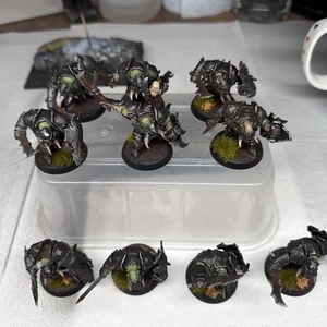 Well Painted Warhammer Age Of Sigmar Orruk Warclans Ironjawz Ardboyz Black Orcs - Picture 1 of 11