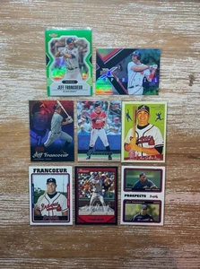 Jeff Francoeur - Braves SN #'d Insert (8) Lot - Finest Green Refractor /199 ATL - Picture 1 of 3