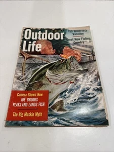 OUTDOOR LIFE JULY 1959 Big Muskie Myth, Great Fishing, Wilderness - Picture 1 of 10