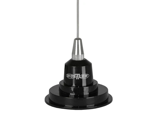 Hustler IC-100B CB Radio Antenna w/ Magnetic Base, 41" Whip (Black) and 15' Coax - Image 1 of 1