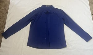 Blaues Oberhemd Herren Medium Langarm Button Down - Bild 1 von 7