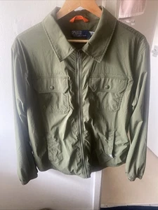 BNWT Polo Ralph Lauren Water Repellent Khaki Shacket Rrp £319 Size Medium - Picture 1 of 24