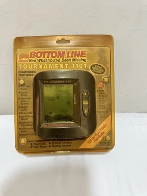 Bottom Line Tournament 1101 Fish finder 128 Vertical Pixels Water Temp Sealed - Image 1 of 2