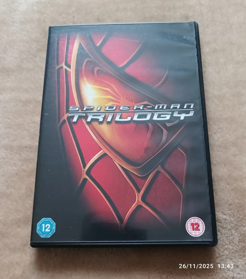 Spider-man Trilogy 1,2,3 DVD's , 3 Discs, Region 2 - Image 1 of 1