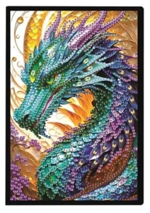 Kits de pintura de diamantes 5D perfil dragón cuaderno/diario - formas especiales - Imagen 1 de 4