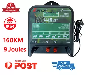 NEW 160km MAINS Power Electric Fence ENERGISER Charger 9 Joules - Sydney Stock - Picture 1 of 4