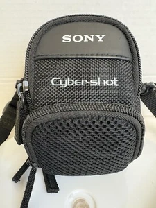 Sony Cybershot LCS-CSD Cyber Shot Black Carry Camera Case Belt Loop Great Cond.  - Picture 1 of 10