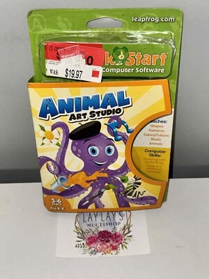 Leap Frog ClickStart Animal Art Studio My First Computer Software - NEW! *1* - Image 1 of 4
