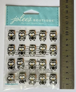 Graduation Owl Repeats ~ Jolee's Boutique ~ dimensional sticker ~ 20 Pieces - Picture 1 of 2