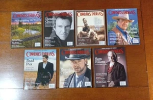 Lot of 7 Cowboys & Indians Magazine 2007 Crowe Elliot Brad Pitt John Wayne - Bild 1 von 10