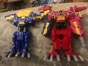 POWER RANGERS DINO CHARGE MEGAZORD ROT/BLAU DELUXE T-REX ZORD - Bild 1 von 12