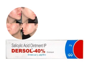 Salicylic Acid 40% Ointment (25gm) for Treatment of Acne (pimples), Psoriasis. - Picture 1 of 6
