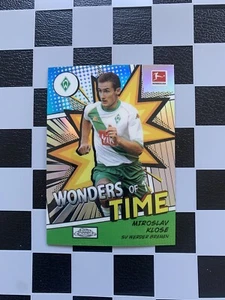 2022-23 Topps Chrome Bundesliga Wonders of Time Miroslav Klose SV Werder b - Bild 1 von 2