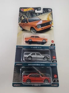 Hot Wheels Premium Canyon Mercedes 500e Porshe 944 BMW Car Culture conductores reales - Imagen 1 de 4