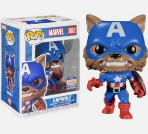 Marvel - Capwolf Pop! Vinyl #882 (2021 Summer Convention) - Picture 1 of 7