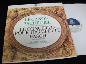 PACHELBEL CANON<>MAURICE ANDRÉ <>LP Vinyl~France Pressing<>ERATO STU 70468 - Picture 1 of 3