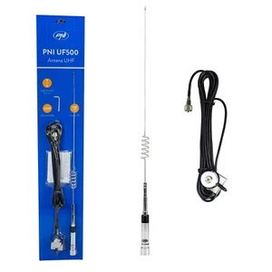 UHF Antenne PNI UF500, 63 cm, 430-470 MHz, mit Kofferraumhalterung für PMR Radios - Bild 1 von 10