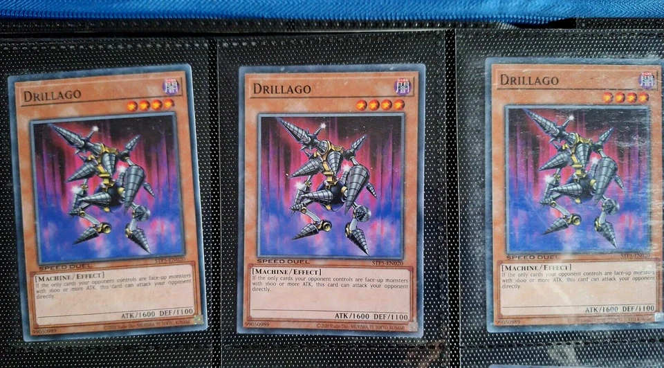 YU-GI-OH! 3x Drillago STP5 - EN020   Speed Duel Near Mint - Image 1 of 1