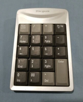 Targus Wireless Stow-n-Go USB Keypad Model AKP01US Computer Number Pad  - Image 1 of 4