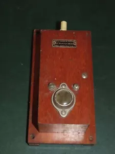 Ancienn Boitier bois Société Francaise De Telephones - Foto 1 di 9