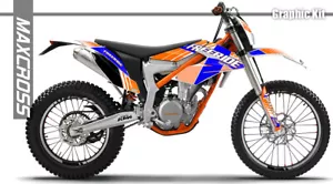 MAXCROSS GRAPHICS KIT FOR FREERIDE250 FREERIDE350 FREERIDE-E DECALS STICKER SI1 - Picture 1 of 4