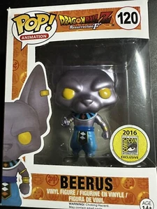 Funko Pop Dragon Ball Z Resurrection F Beerus Metallic SDCC 2016 #120 - Imagen 1 de 4