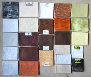 25 Fat Quarters, Assorted Tonal Patterns, Neutral Colors, 18"x21" Cotton Fabric - Picture 1 of 8
