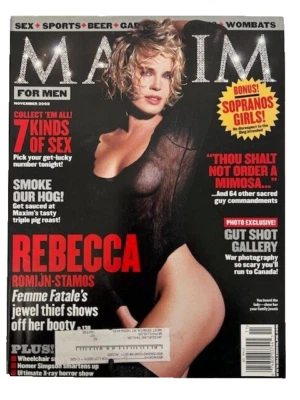 Maxim Magazine Issue 59 | November 2002 | Rebecca Romijn Stamos Cover - Image 1 of 2