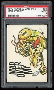 1970 Donruss Fiends and Machines #24 Mad Over My PSA 9 - Bild 1 von 3