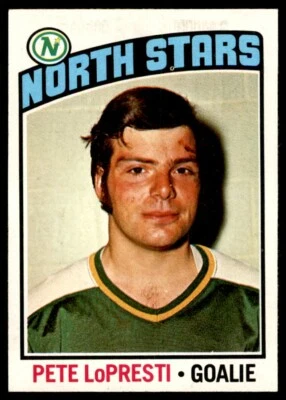 1976-77 Topps Pete LoPresti Rookie Minnesota North Stars #184 - Image 1 of 2