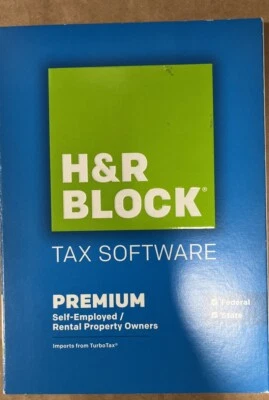 H&R BLOCK Tax Software Premium  Self Employed / Rental Property 2015 CD/PC/ MAC - Image 1 of 2