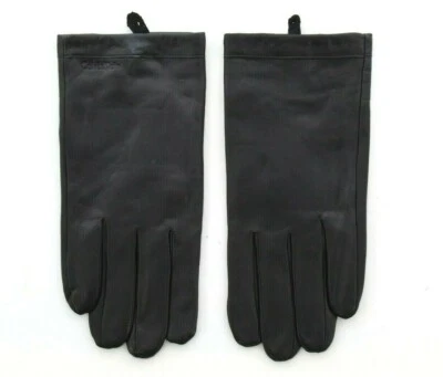 Calvin Klein Men's Leather Gloves, CK Touchscreen Winter Glove, Black, $70 - Image 1 of 4