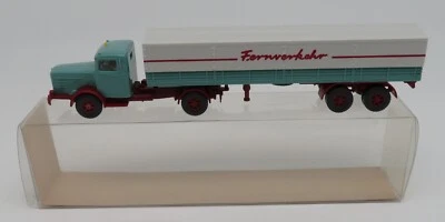 WIKING HO 1/87 TRUCK CAMION CITERNE BÜSSING 8000 FERNVERKCHV #26890 in box - Photo 1/4