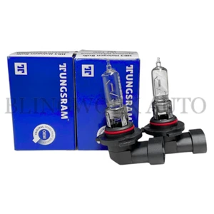 PAIR TUNGSRAM HB3 9005 OEM Factory Standard Replacement Light Bulb 12V 60W P20d - Picture 1 of 4