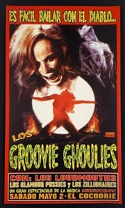 Groovie Ghoulies POSTER Loudmouths Zillionaires 1998 Silkscreen Signed Kozik - Picture 1 of 3