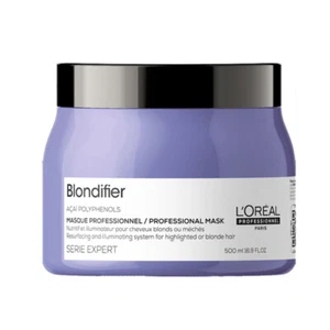 Maske Für Blondiertes Haar L'OREAL Serie Expert Blondifier Masque 500ml - Bild 1 von 1