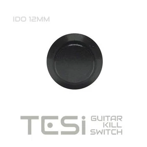 Tesi IDO/L 12MM Black Latching Push Button Kill Switch for Guitar or Bass - Picture 1 of 2
