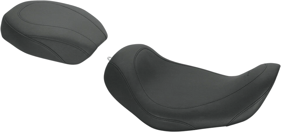 Asiento Mustang - Wide Tripper Solo - Liso - Negro Harley Dyna 06-17 - 76700 Foto 1 de 1
