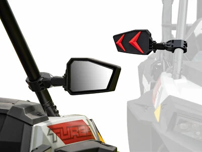 SuperATV Seeker Side View Mirrors for Polaris RZR 800 / 900 / 1000 / XP Turbo - Image 1 of 4