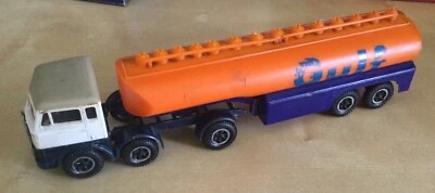 MOPLAS Motrice Con Rimorchio GULF, RARA COLORAZIONE, scala 1/43, plastica - Immagine 1 di 4