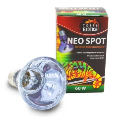 Terra Exotica Neo Spot 60 Watt UVA-Strahler, Wärmestrahler, Reflektorstrahler